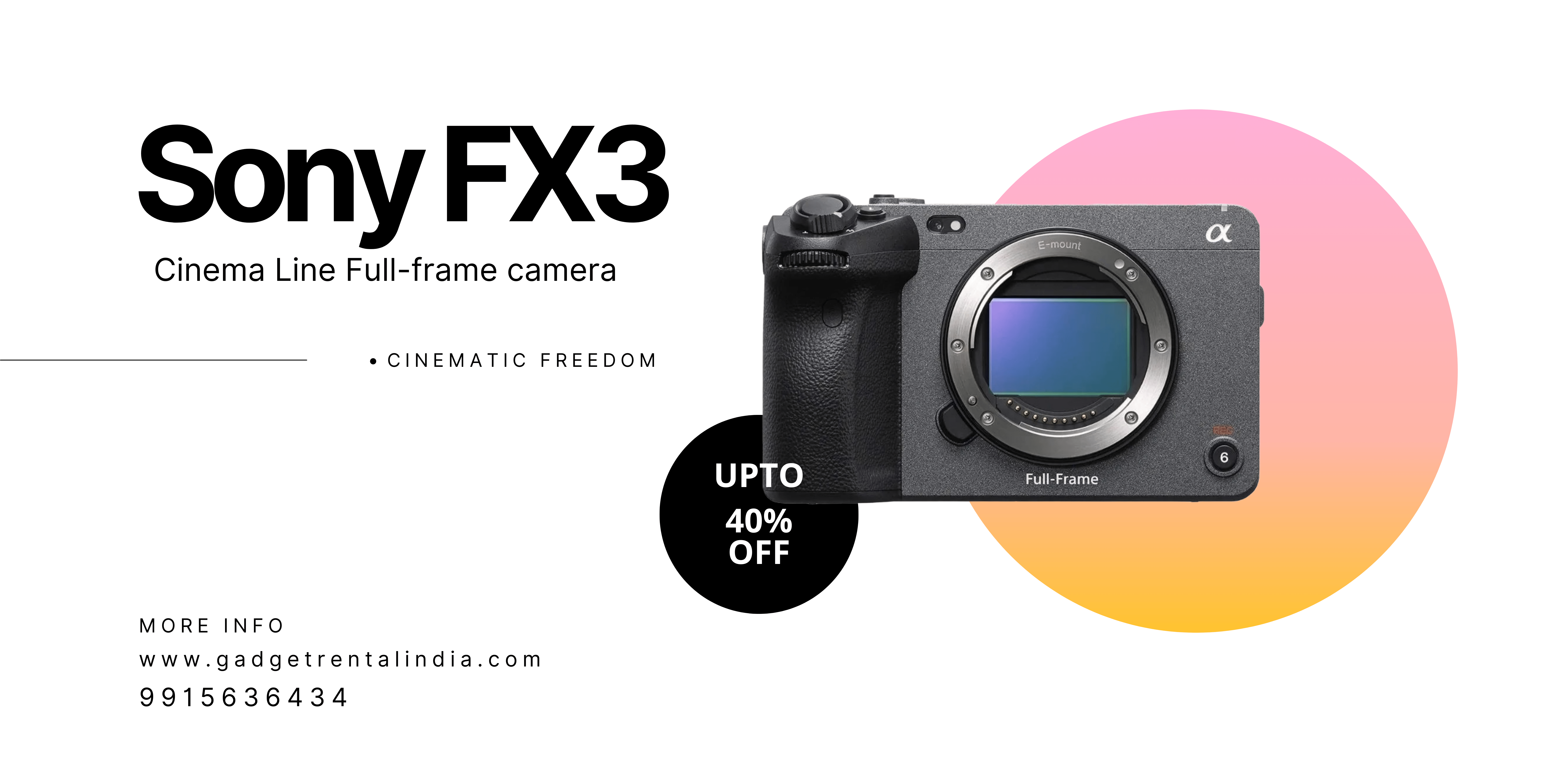 Upscale Your Photography and Cinematography Business with Gadget Rental India | Rent photography gear in Chandigarh
