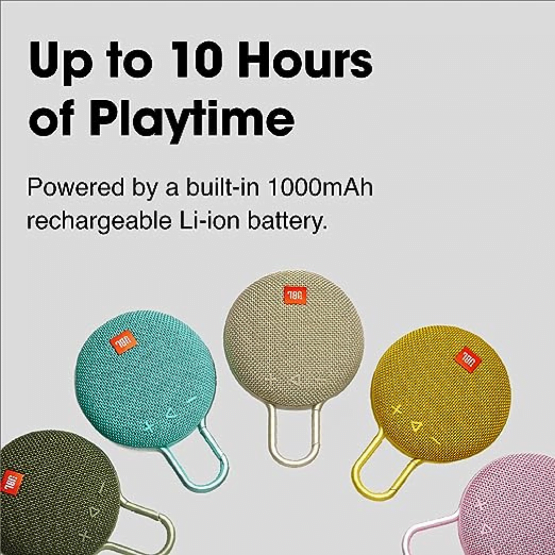 JBL Clip 3 Portable Wireless Bluetooth Speaker on Rent in Chandigarh Mohali