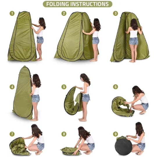 Camping Shower Tent | Portable Changing Tent for Outdoor Camping - Image 3