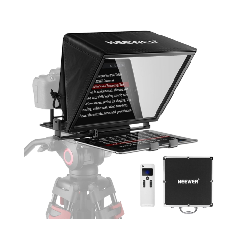 NEEWER X14 Teleprompter with RT-110 Remote on Rent – Gadget Rental India (GRI), Chandigarh Tricity