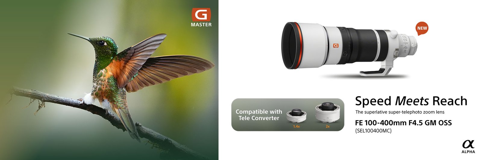 Sony Launches New FE 100-400mm F4.5 GM OSS Lens for Wildlife, Sports & Professional Photography